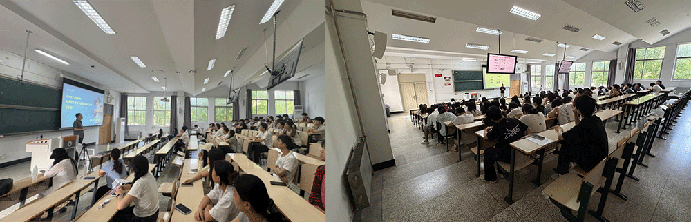 永悦智能杯大赛宣讲会徐州师范大学站，师生正在交流无人机设计
